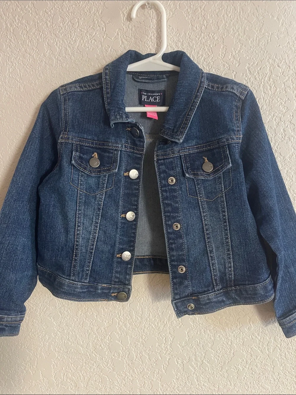 The Children's Place Dark Blue Denim Jean Jacket